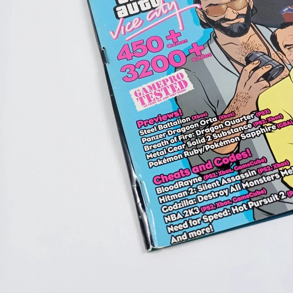 Code Vault Grand Theft Auto Vice City Magazine Jan/Feb 03 GTA *MINOR WEAR